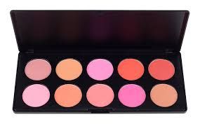 Paleta com 10 Blush